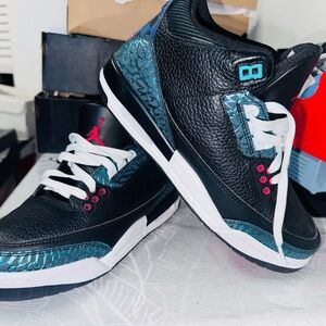 Kids Black and Blue Sneakers